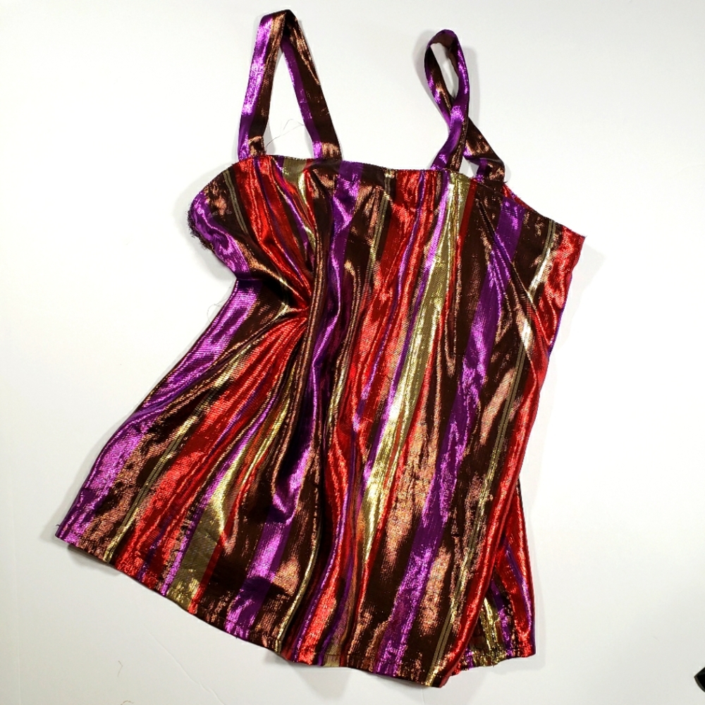 Vintage 1980s Umi foil bright Tank